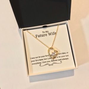 Gold heart necklace